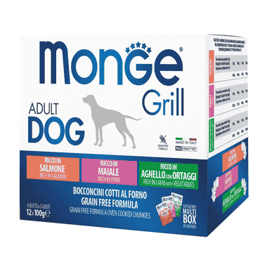 Dog Grill Adult Lachs, Schwein, Lamm