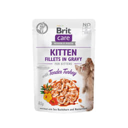 Care Cat - Kitten - Fillets in Gravy with Tender Turkey