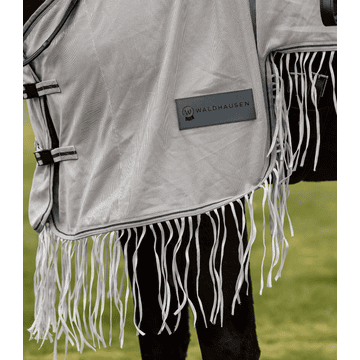 Protect fly rug with fringes