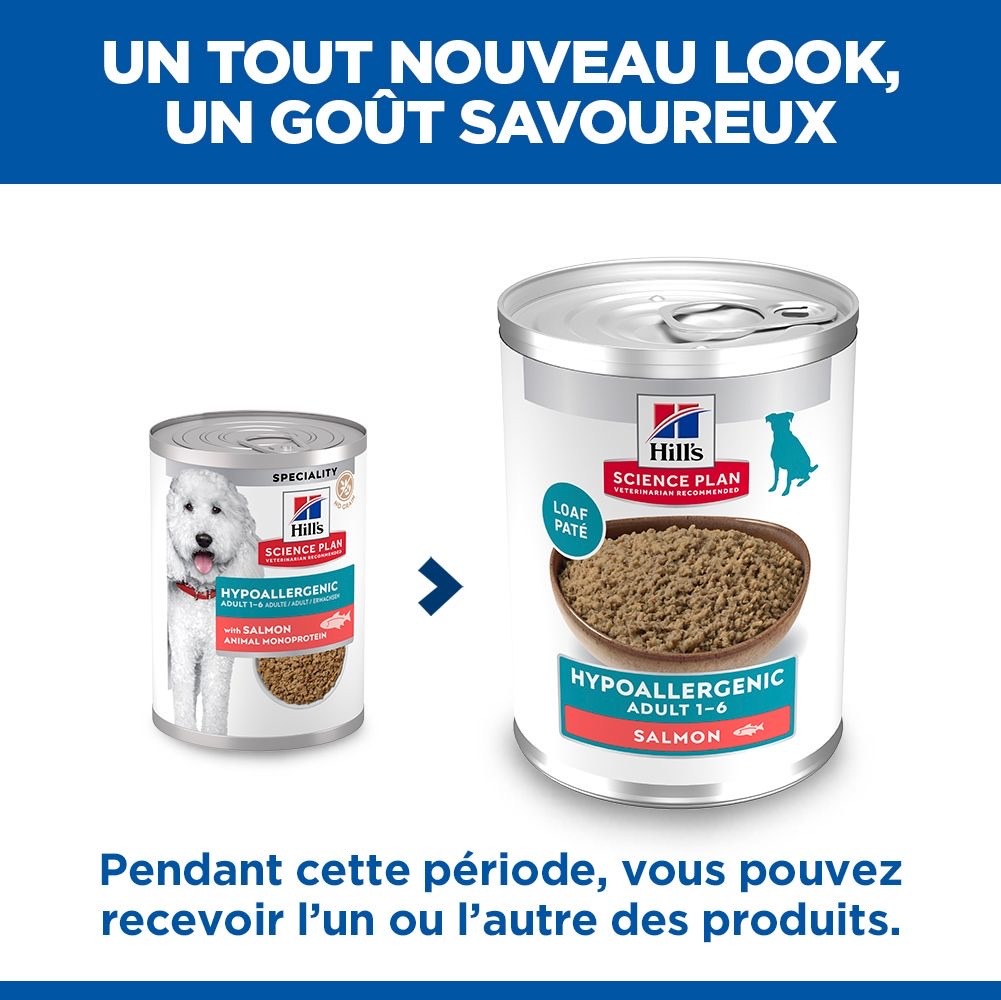 Canine Hypoallergenic Adult Salmon - Boîte