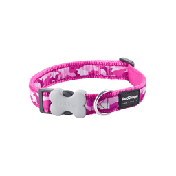 Collier Design Camouflage Hot Pink