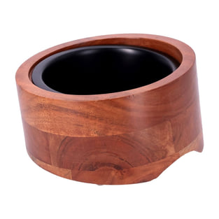 Atilt Espresso dog bowl