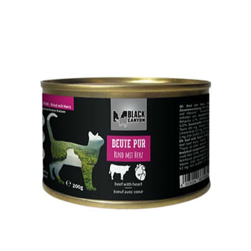 Cat Beute pur (proie pure) - bœuf avec cœur