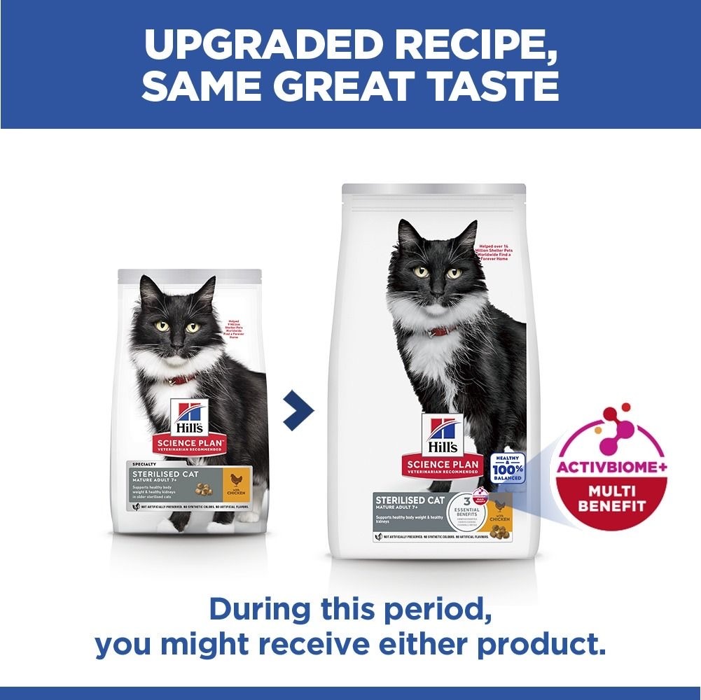 Feline Sterilized Cat Mature Adult 7+