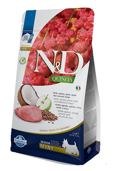 Canine Senior Mini Quinoa Lamm, Grüner Apfel & Kokosnuss