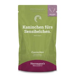 Sensibel Kaninchen mit Reisflocken