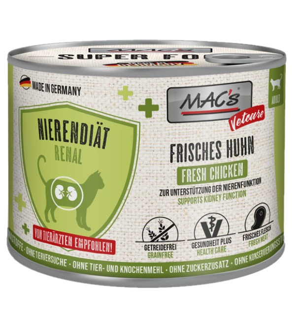 CAT Vetcare Renal Poulet Boîte