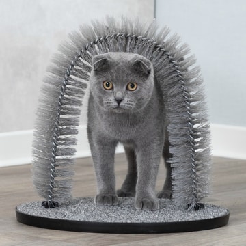 Massage and coat care sheet for cats