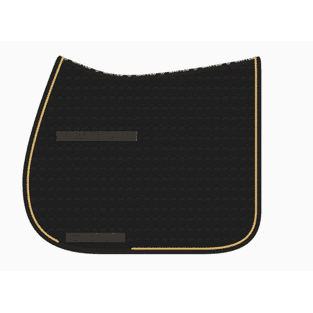 Vielseitigkeitsschabracke - schwarz/gold