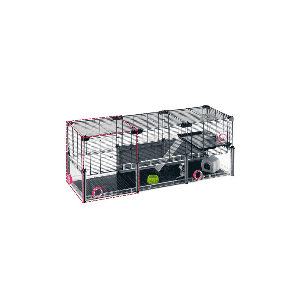 Cage pour rongeurs Multipla gris