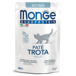 Monoprotein Kitten Truite Paté