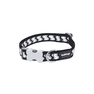 Halsband Reflective Ziggy Black
