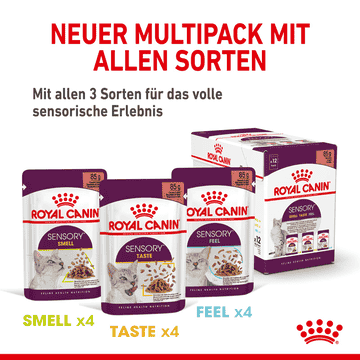 SENSORY SMELL, TASTE, FEEL in sauce, fresh pouches