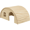 Nail-free round house for rabbits