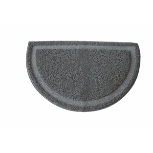 Tapis de toilette pour chats en demi-lune