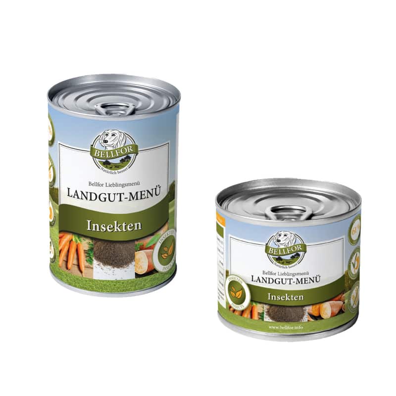 Bellfor Landgut-Menü Junior – Hypoallergenes Nassfutter Für Welpen Auf Insektenbasis, 400 G