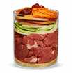 Welpen Menu, Rind