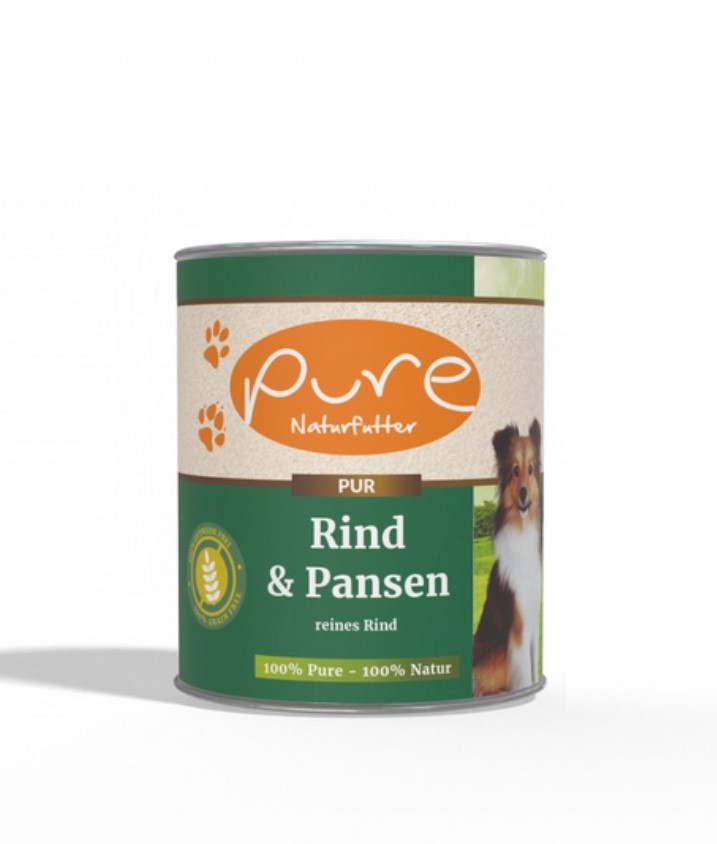 Menu pour chien Bœuf avec panse