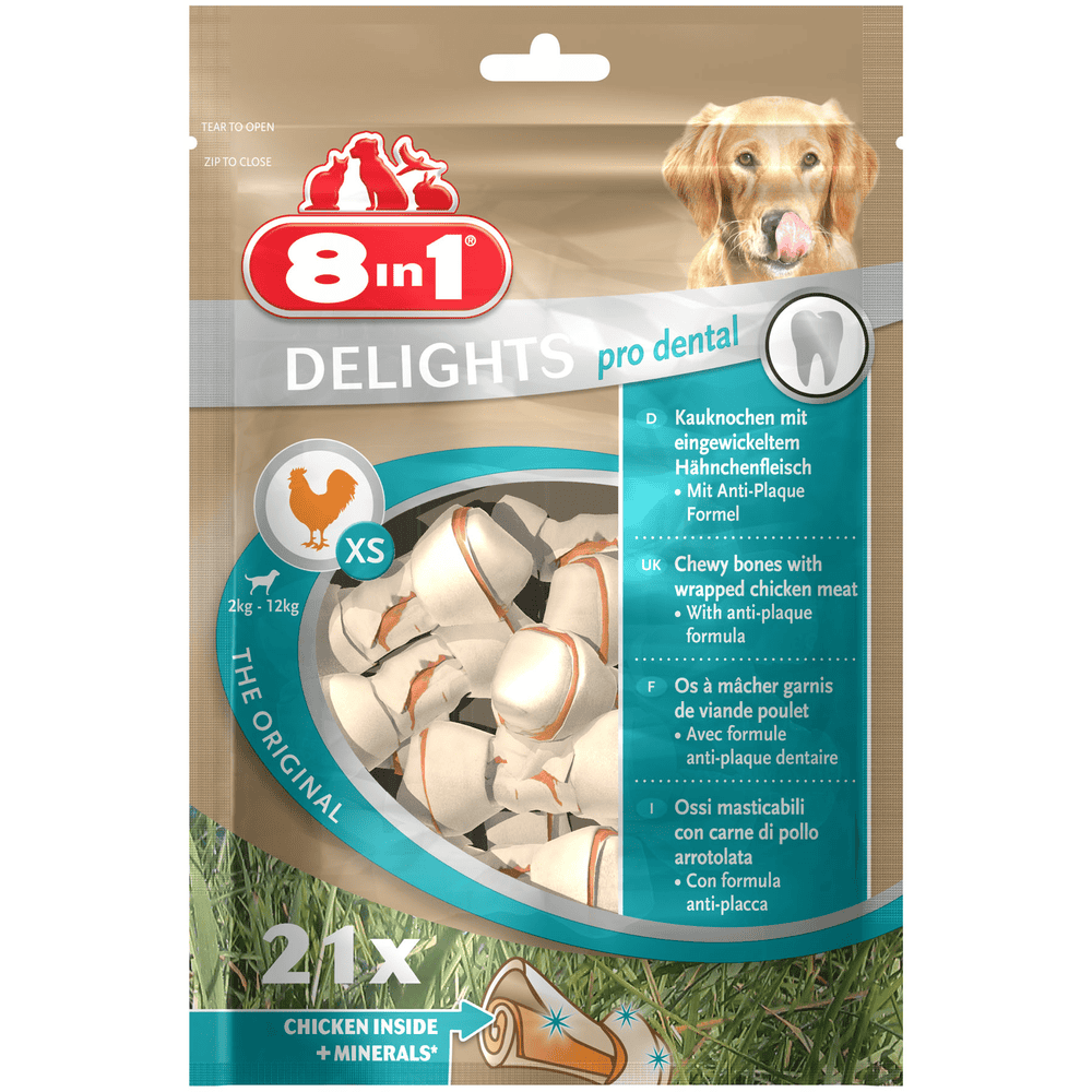 8in1 Dental Delights Kauknochen