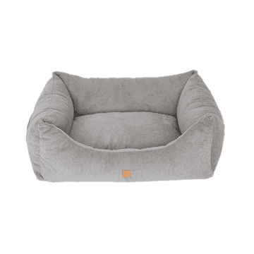 Hundebett Kingston Cord Double Face grau