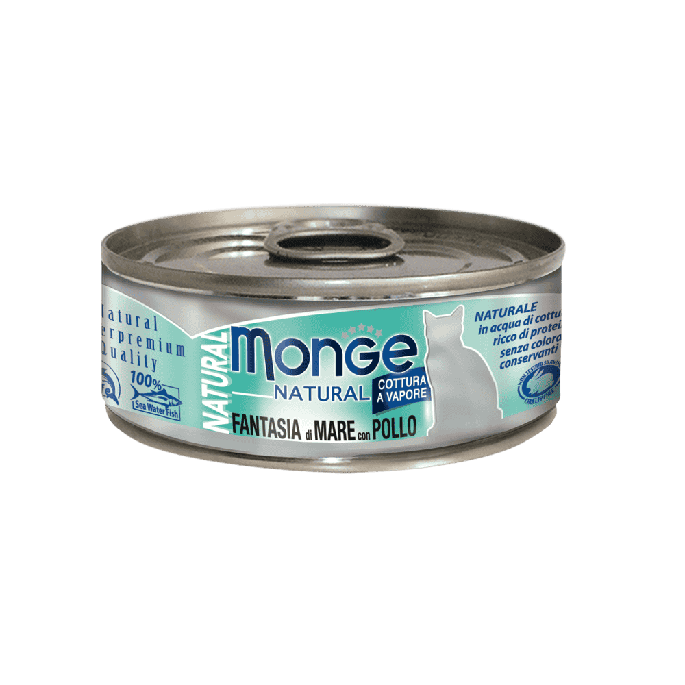 NATURAL Cat,   Mix de mer avec Poulet