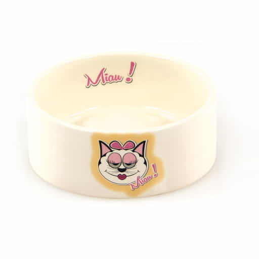 swisspet Keramiknapf, Cat Miau, beige