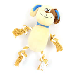 animaux en peluche, bras et jambes noués