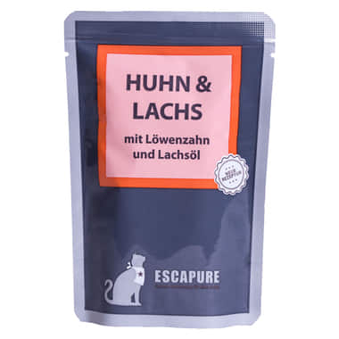 Huhn & Lachs mit Löwenzahn