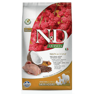 Canine Adult Medium/Maxi Quinoa Skin & Coat Wachtel, Kokos