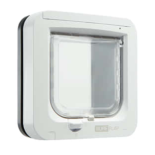 SureFlap Microchip Katzentür grau/weiss