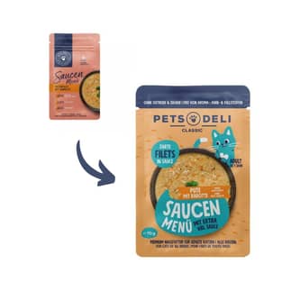 Adult Saucen Menü Pute mit Karotte