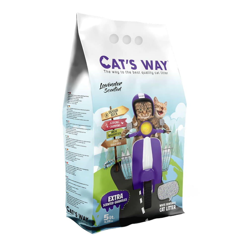 Katzenstreu Lavender Scented