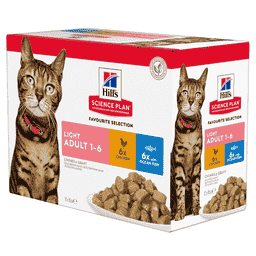 Feline Favourite Selection Light Adult - Frischebeutel