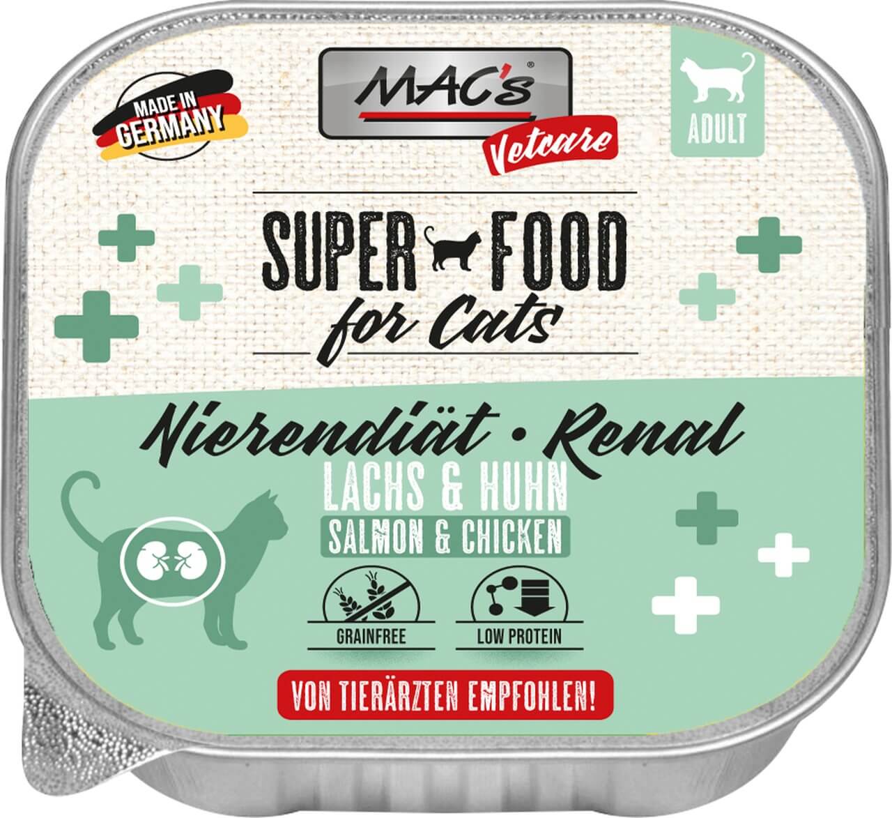 CAT Vetcare Nierendiät Lachs & Huhn