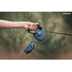 Laisse à enrouleur Denim bleu clair