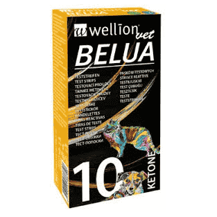 Belua Ketonkörper-Teststreifen für Hunde und Katzen