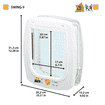 Ferplast Porte pour chats et chiens Swing 9