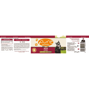 Pure Beef &amp; Turkey Cat Menu