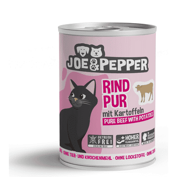 Cat pure beef with potatoes