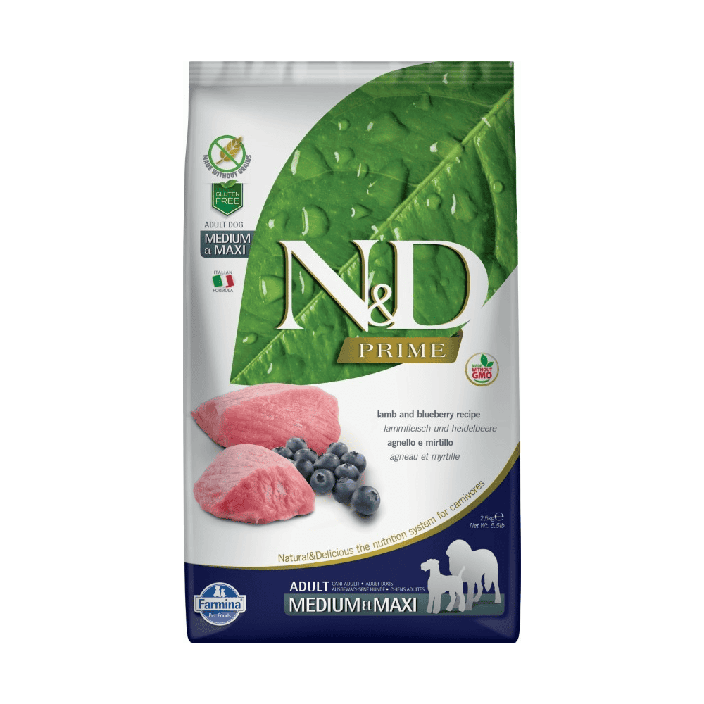 Canine Adult Medium/Maxi Lamm Heidelbeere getreidefrei