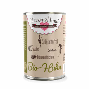 Bio-Huhn mit Bio-Gemüse