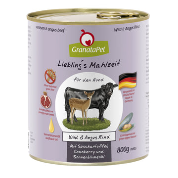 Hund - Liebling's Mahlzeit Wild &amp; Angus Rind