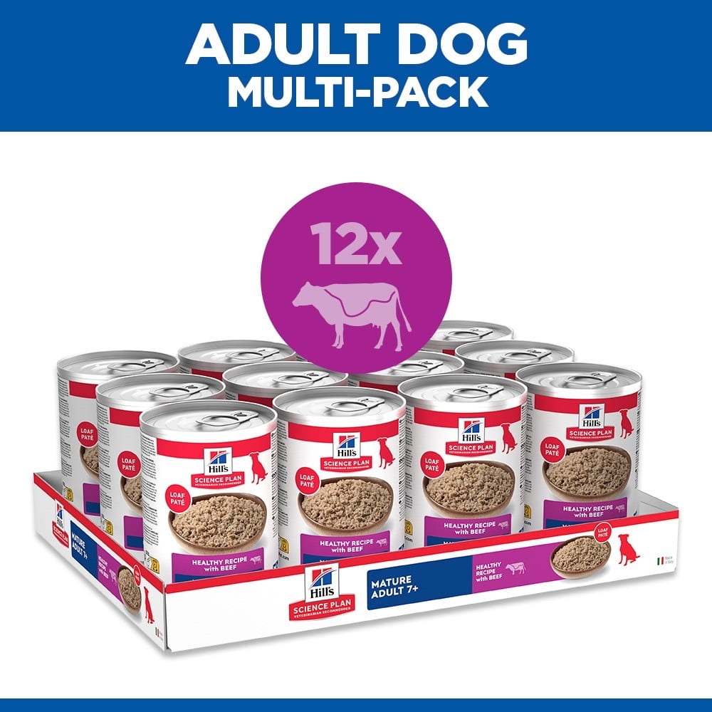 Canine Mature Adult 7+ Beef - Can