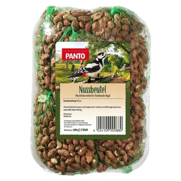 Sachets de noix pour les oiseaux sauvages et les écureuils