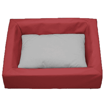 Lit hygiénique lavable avec coussin intégré