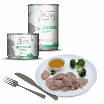 Succulent chicken with broccoli