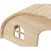 Nail-free round house for rabbits