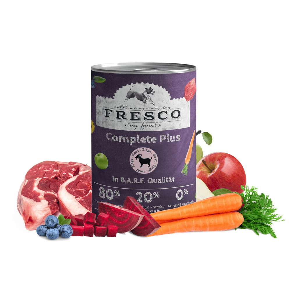 Nassbarf Complete Plus (haltbares BARF) Ziege