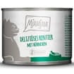 Deliziöses Rentier mit Hühnchen an leckeren Möhrchen