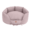 Hundebett Ronny Leinen Dusky Pink L